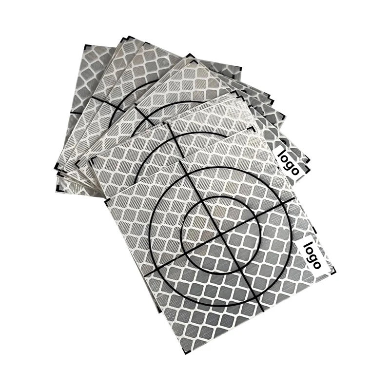 100pcs Reflector Sheet For Leica Total Station Survey Geography White Target Sheet Reflective Sticker Size 20/30/40/50/60MM