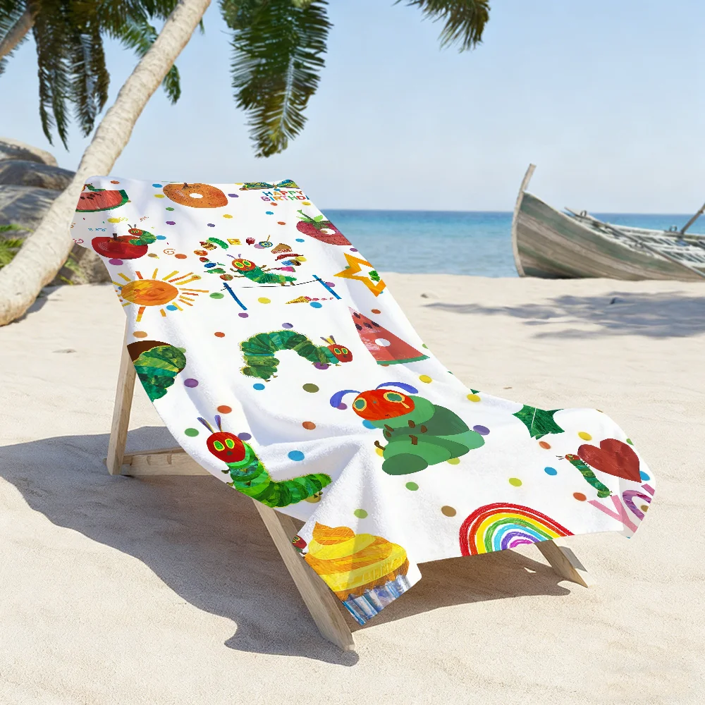 Book T-The Very Hungry Caterpillar Towel Soft Pool Gift For Travel Gym Shower Camping Quick Dry Sports Large Beach Towels