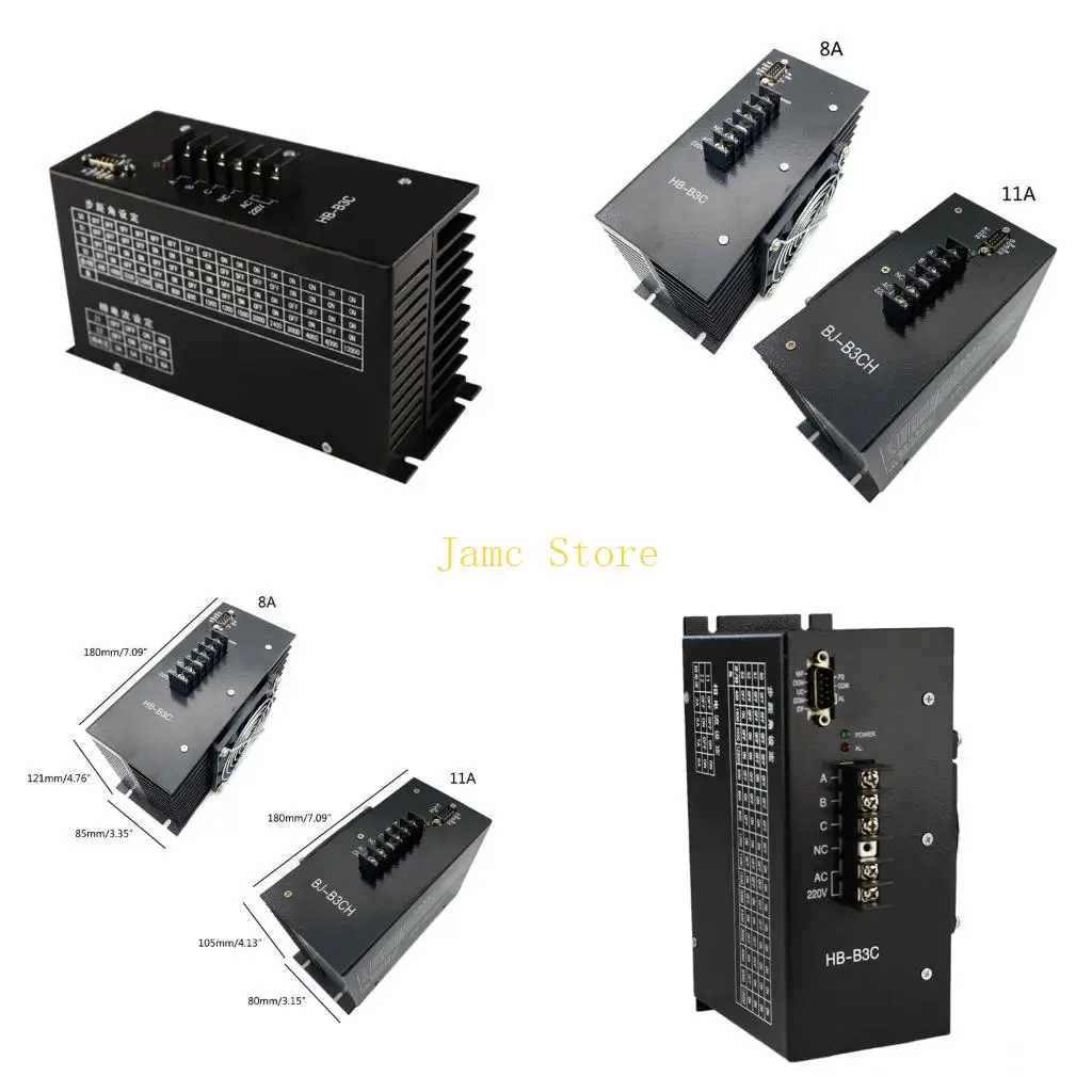 

LX0B High-power Three-phase Stepping Motor Driver Universal HB-B3C 8A / BJ-B3C 11A Bag Making Machine Driver