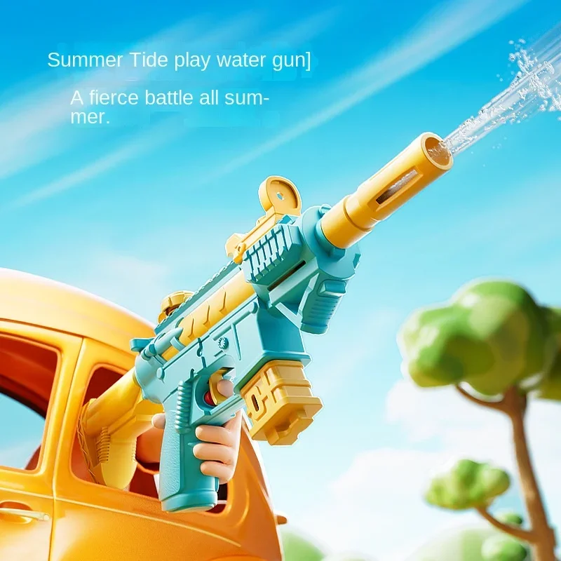 New Summer Water Gun M416 non Electric Pistol High-pressure Full Automatic Shooting Water Beach Toy Gun For kid Children Boys