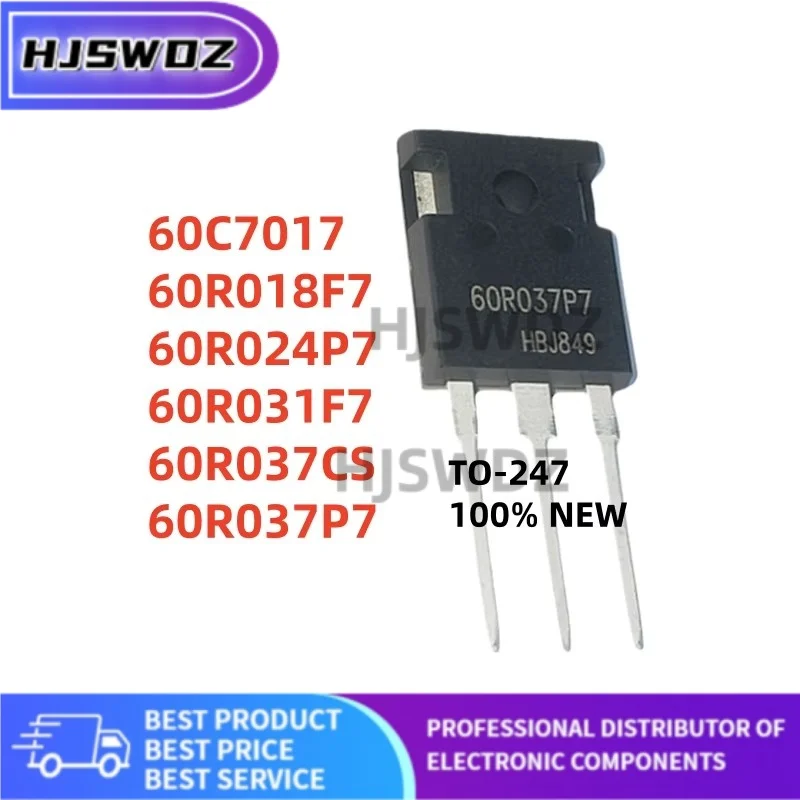 5Pcs/lot 60C7017 60R018F7 60R024P7 60R031F7 60R037CS 60R037P7 IPW60C7017 IPW60R018F7 IPW60R024P7 IPW60R037P7 TO-247 NEW