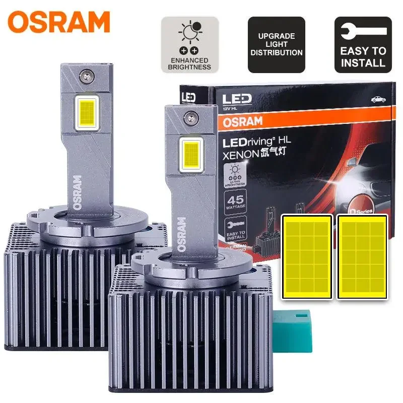 OSRAM D1S D3S LED Headlights 12V 90W Auto Bulbs Canbus  9570 CSP 6000K White Diodes Car Lamp 1:1 Xenon HID LED Light High Low