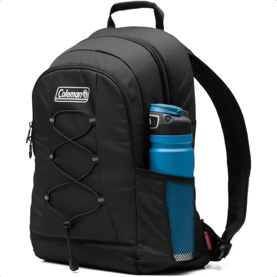 مبرد حقيبة الظهر المعزول المبرد مانع للتسرب 28 علبة مبرد الظهر مع الاحتفاظ بالثلج لمدة 12+ ساعة مصنوع من مواد معاد تدويرها