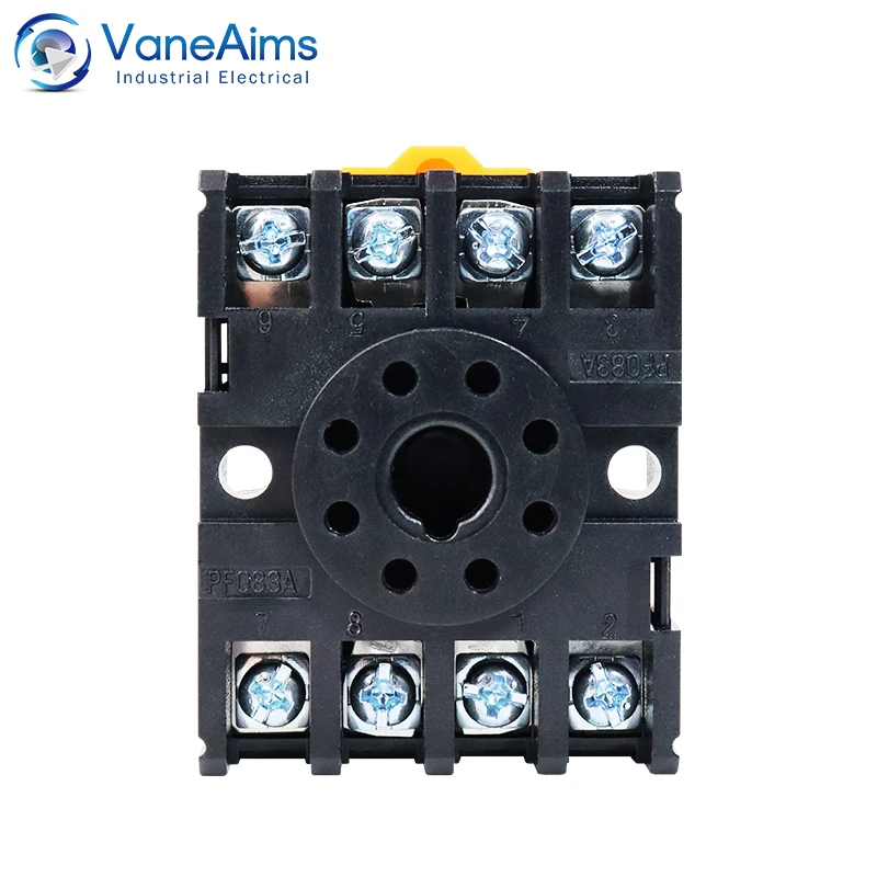 Relay Socket Base PF083A 8pins PF113A 11pins for DH48S DH48J H3CR-A8 MK2P-I H3CR-A ST3P-2Z MK3P-I Series Relay Module Mounting