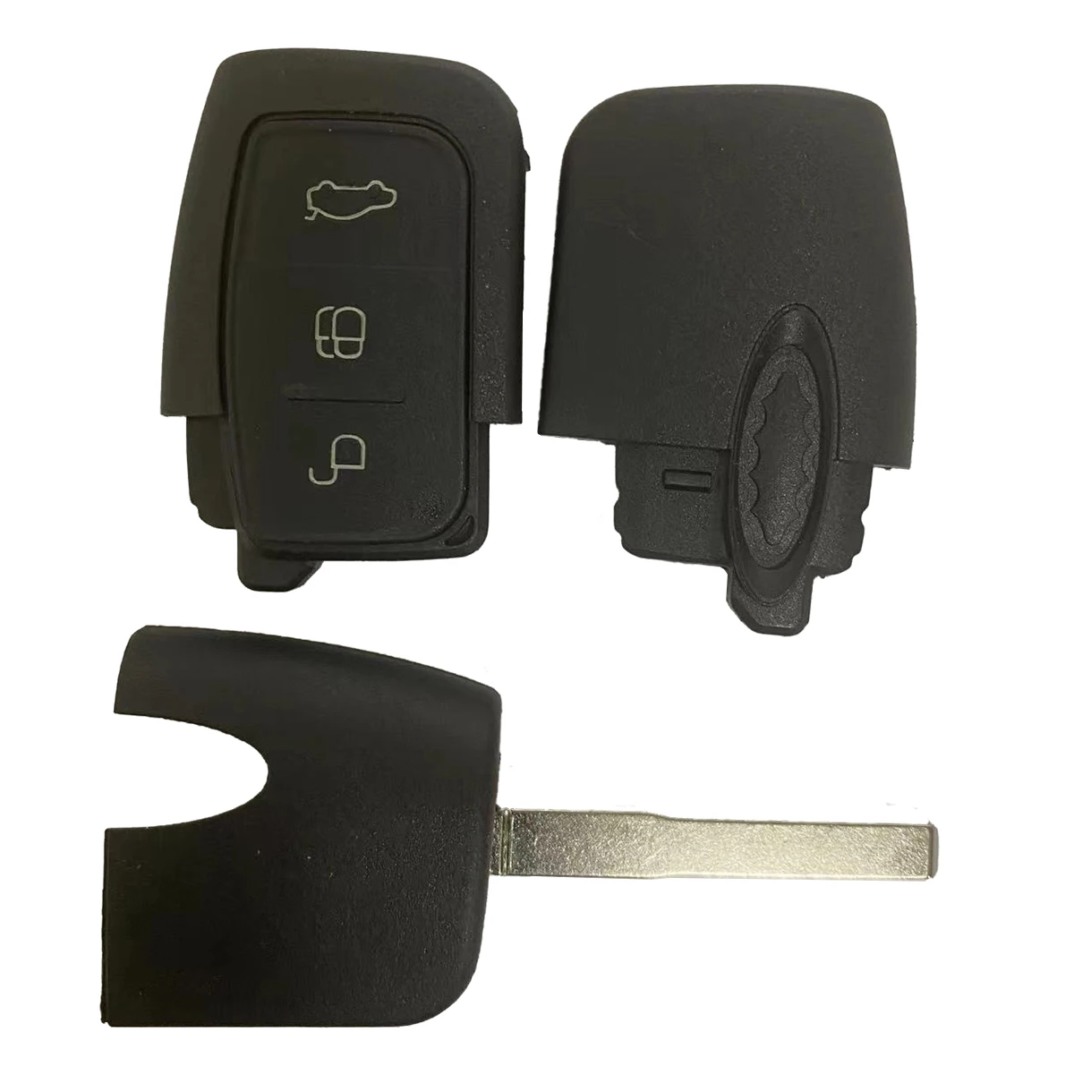 Okey-funda de repuesto para llave de coche, carcasa para mando a distancia, 3 botones, FO21, HU101Blade, para Ford Focus 2, 3, mondeo, Fiesta