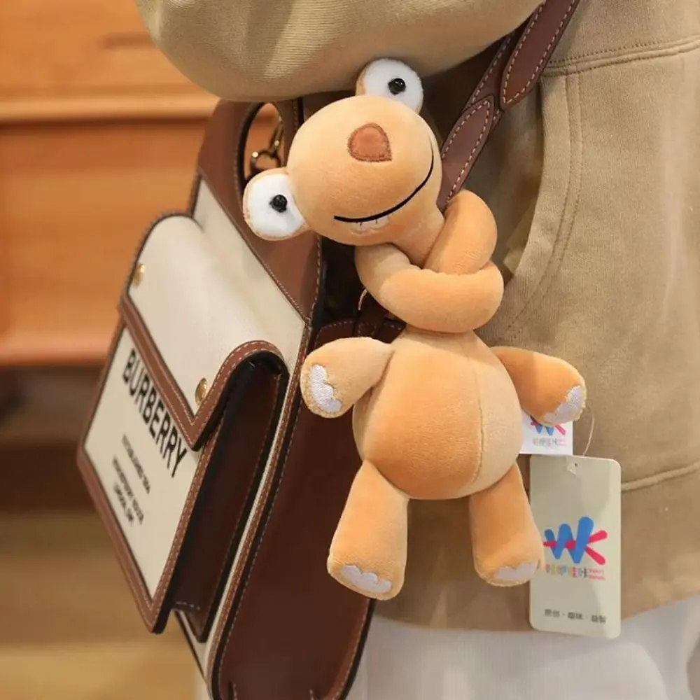 

New Funny Design Long Neck Giraffe Keychain Cute Style Sloth Duck Bag Pendant White Color 40CM Mouse Pendant Bag Charm Decor