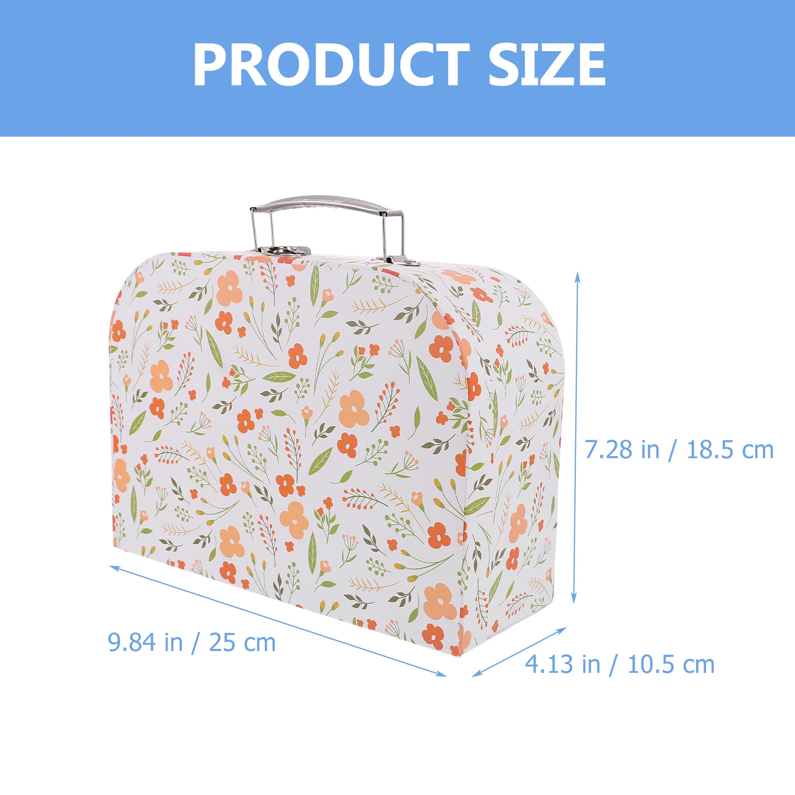 Portable Storage Suitcase Kids Stationery Gift ganizer Box Foldable Toy Carrier Handheld File Container Lightweight Sundry