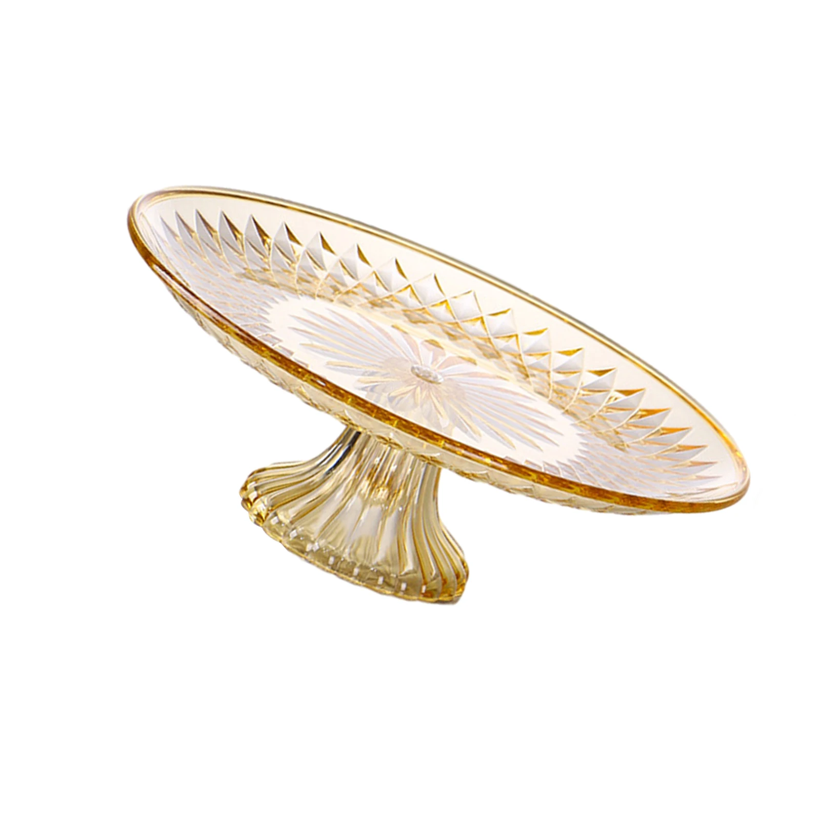 حامل كبير من الكريستال طبق تقديم ، حامل كب كيك ، طبق عرض ، لوازم تزيين الحفلات #6