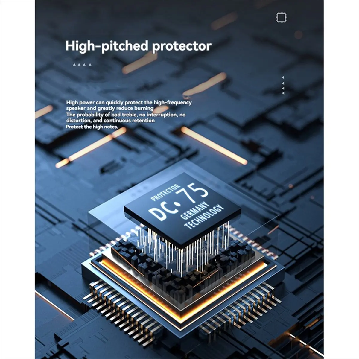 

350W Single Tweeter Frequency Divider Professional Speaker Splitter 1800HZ Stage Home Theater Audio Crossover Filter