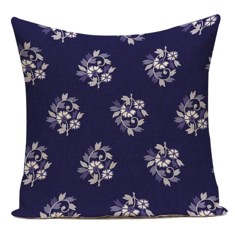 Vintage Style Geometric Boho Mandala Flower Geometry Pillow Cover Sofa Home Cushion Cover for Living Room Funda Cojines