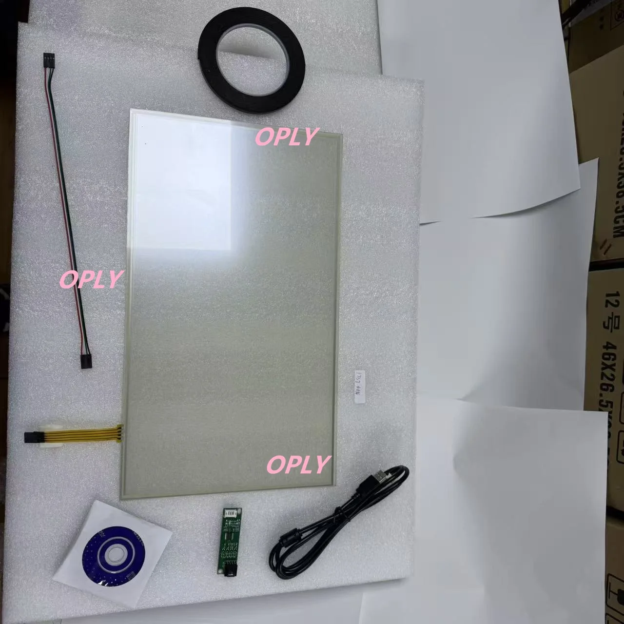 4 Wire Resistive Touch TP sensor screen 17.3