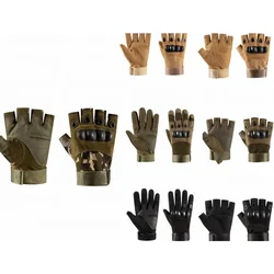 Tactical Half Finger Gloves Sports Cycling Outdoor Men's and Women's Gloves Military Fans Fitness Anti slip Gloves Sports Gloves