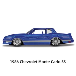 Maisto 1:24 1986 Chevrolet Monte Carlo SS Static Die Cast Vehicles Collectible Model Car Toys