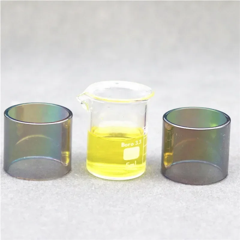 Tubo de medição de vidro reto, 2 peças, para espirais brit mini sabor g-priv bebê luxe v8 alienígena 220w kit mag stick x8 tpdesa