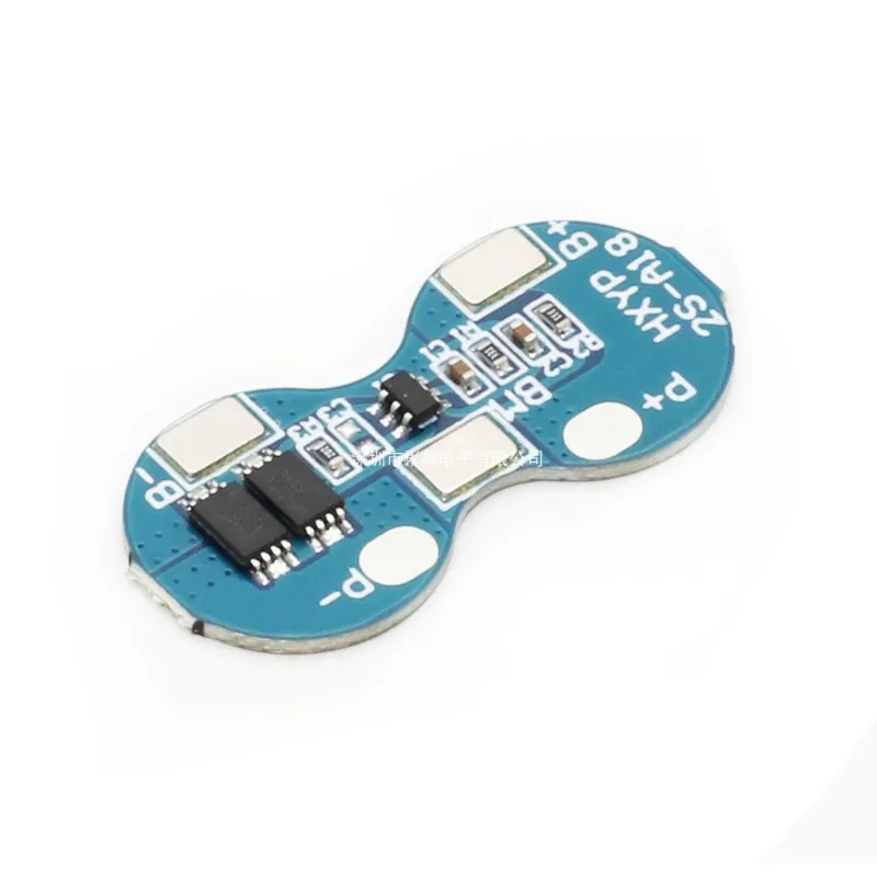 Dual for 2S 7.4V/8.4V 18650 Lithium Battery Protection Board 4A Overcharge Over-discharge Short Circuit Protection  10pcs