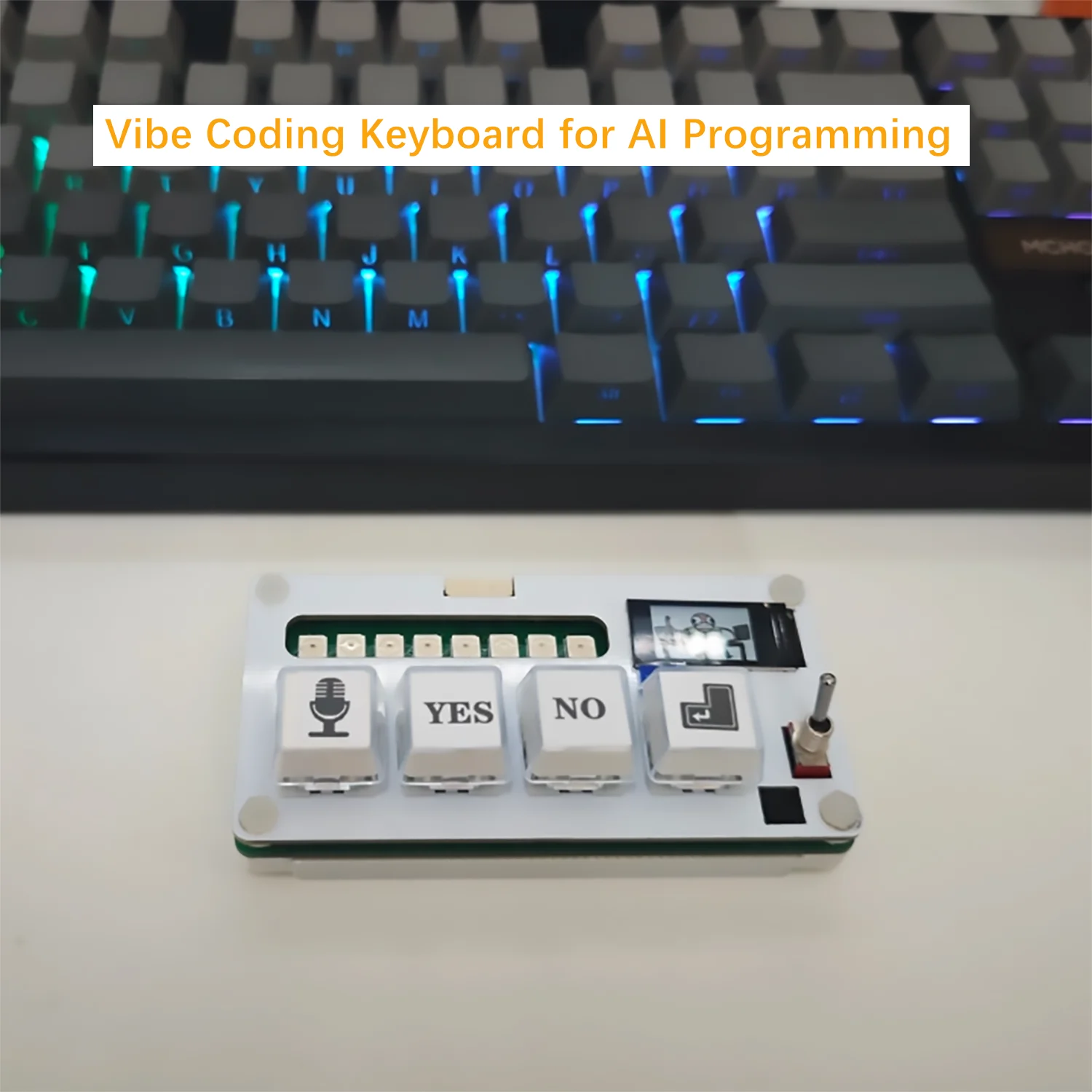 Vibe Coding Dedicated Keyboard Claude Cursor External AI Programming Keyboard DIY Custom Keyboard