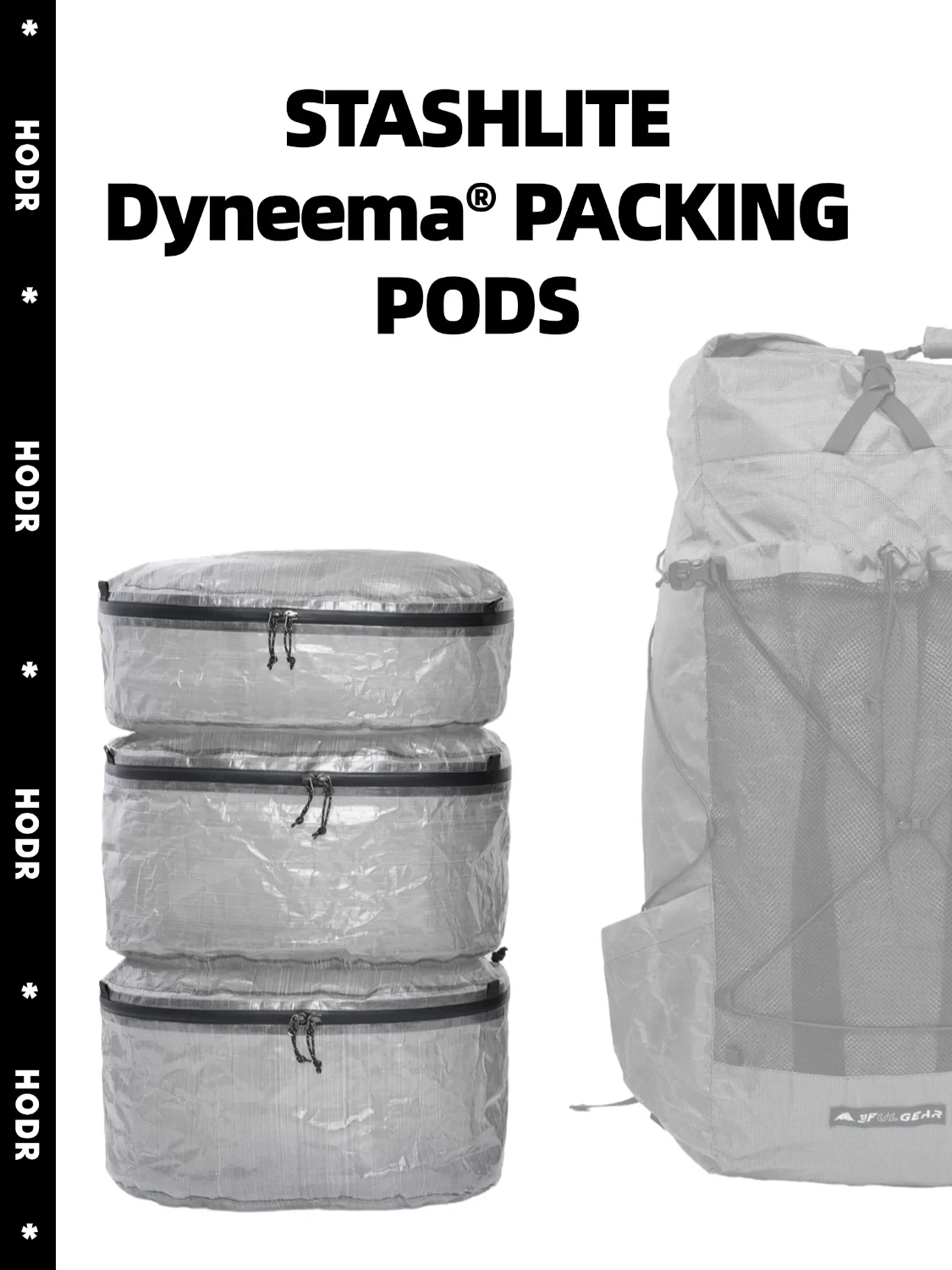 [HDOR] STASHLITE Packing Pods Packing Cube Ultralight Dyneema ™   1,6 oz Stuff Sack – Cuben Fiber DCF Bag Pouch voor backpacken - afbeelding 2