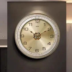 Circular living room wall clock modern simple silent clock household wall clock Fashion decoration creative wall watch