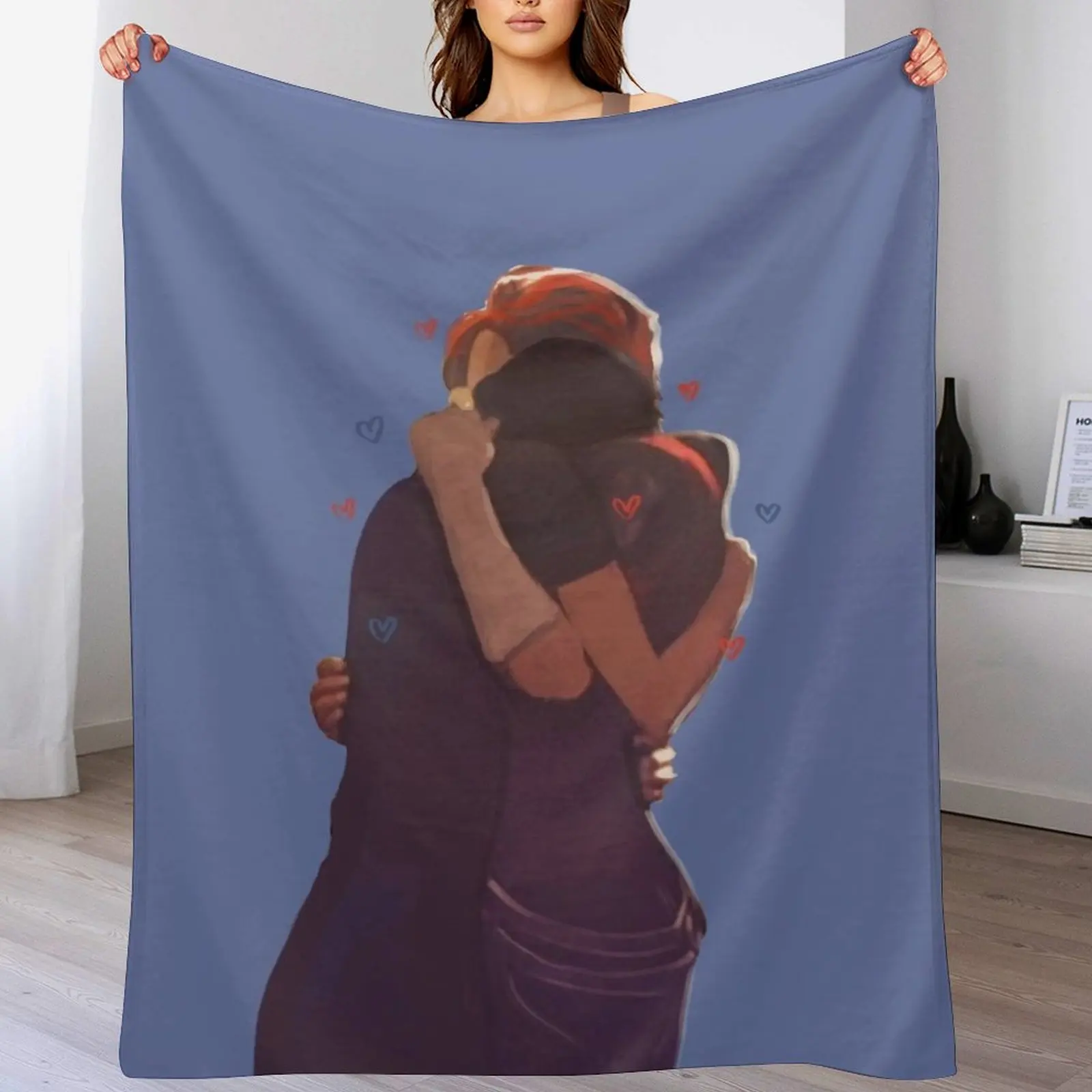 

V & C Throw Blanket Soft Warm Blanket Gift for Men Women Adults