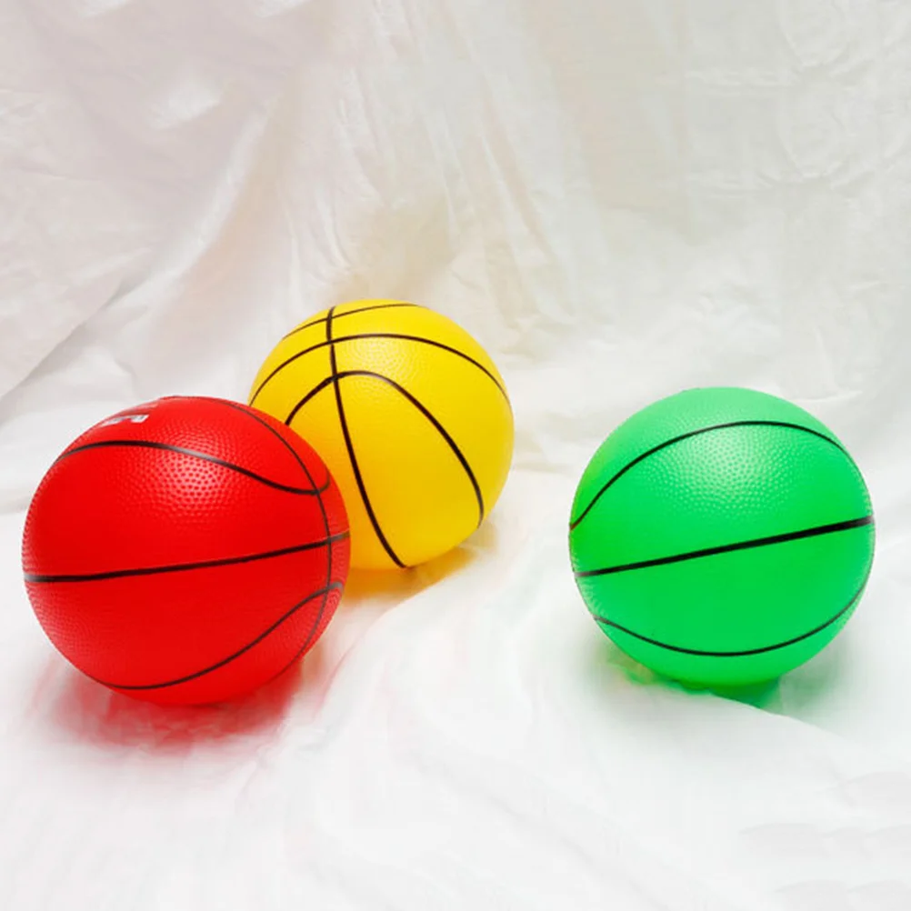 3 قطع من كرات كرة السلة السميكة البلاستيكية، ألعاب كروية إبداعية، معدات رياضية للأطفال، ممتعة وخفيفة الوزن #3