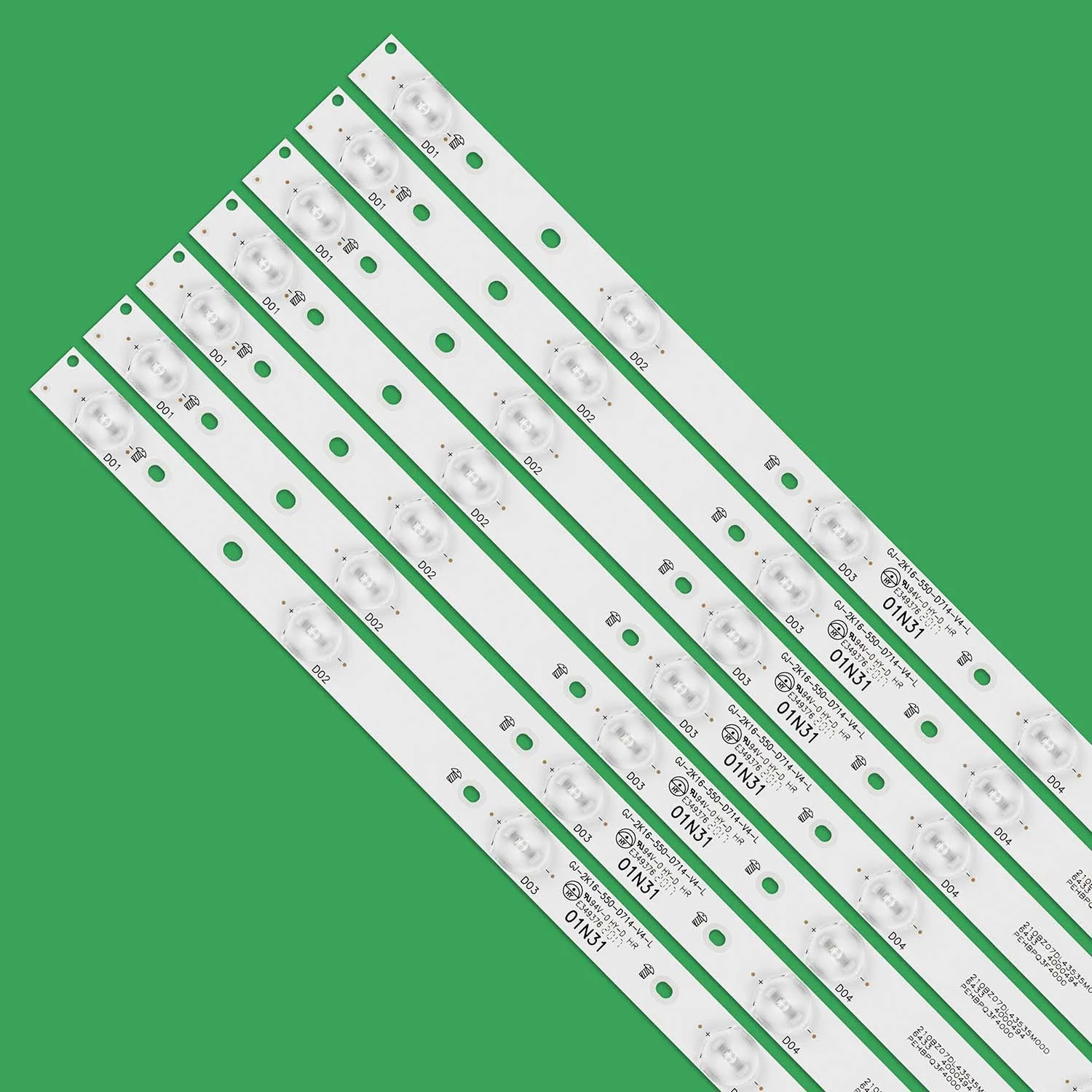 LED backlight strip for 55PUG6102/78 KD-55X6000D 55PUS6551/12 55PUS6561 55PUS7272 01N31 01N32-A 55puh4900/88 55PUS6432/12