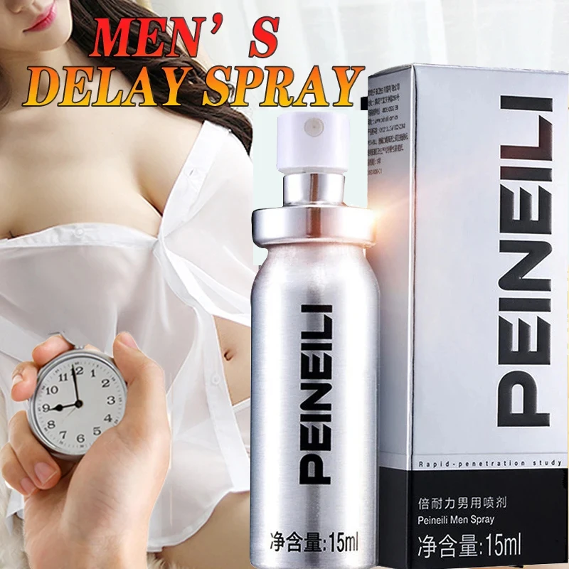 

PEINEILI Original Male Sex Delay Spray 15ml Effective Prevent Premature Ejaculation Prolong Sex Long Time Penile Erection Spray