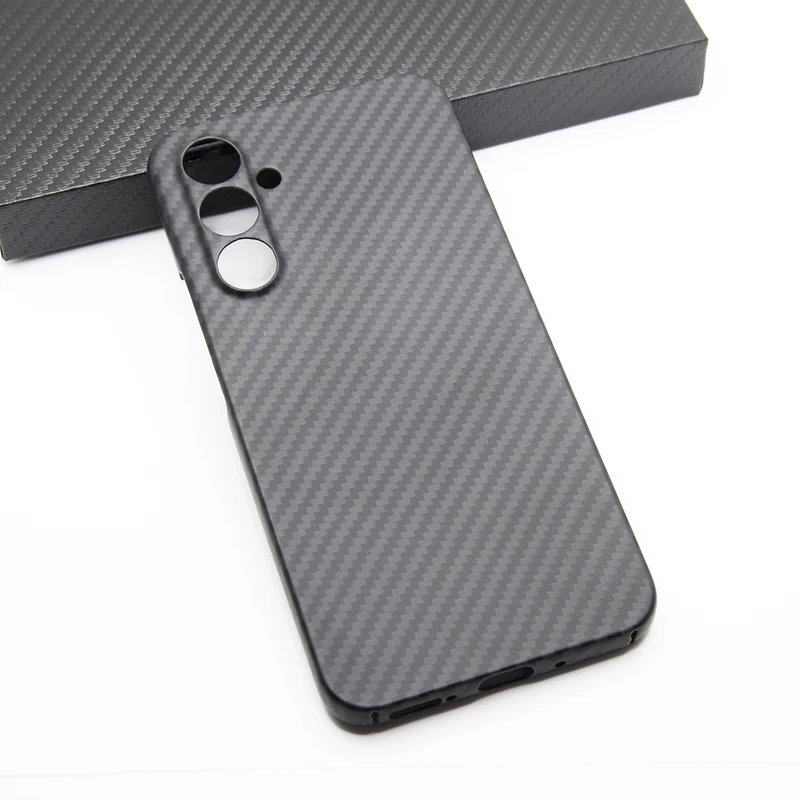 

Genuine Aramid Carbon Fiber Case for Samsung Galaxy A54 A53 Matte Ultra thin Anti-explosion Bulletproof Phone Protective Cover