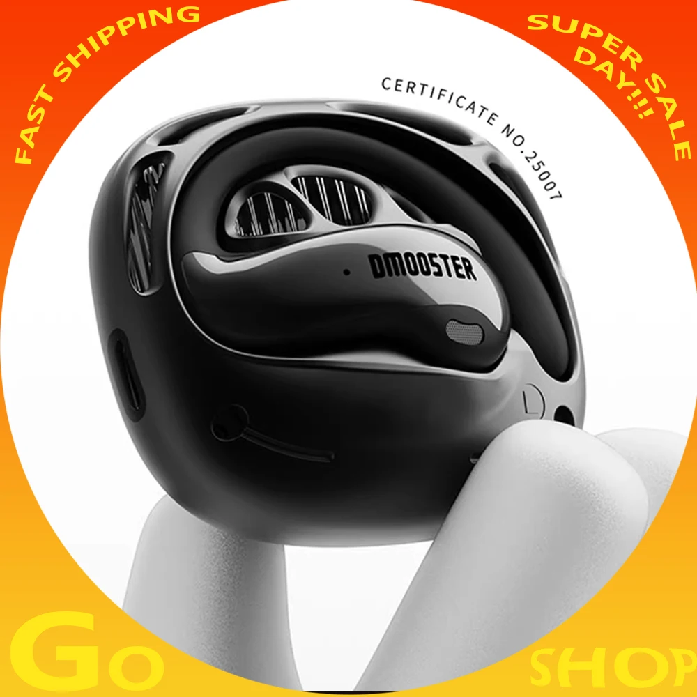 

STUMPE D85 bluetooth headset metal music earpiece Ergonomic earphone digital noise Low latency ear-hook headphones Fashion