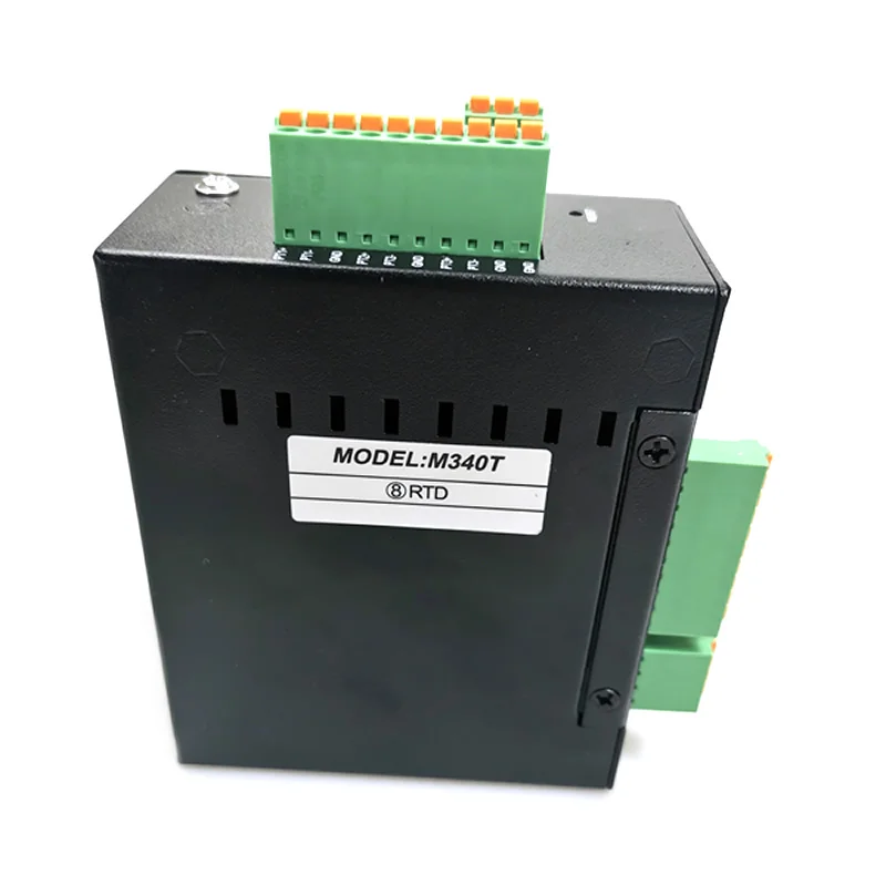 M340T 8 RTD Inputs Ethernet Remote I/O Module 12~36VDC Anti-reverse  Server 1 RS485 inbuilt watch