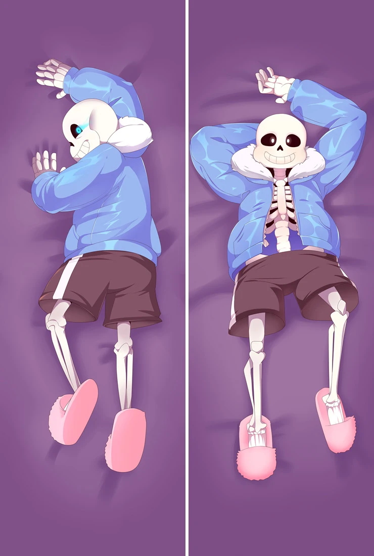 Juste de taie d\'oreiller de cosplay de jeu Undertale, Anime Modules, Soft Boy, Otaku Hugging Body, literie, 50x180cm