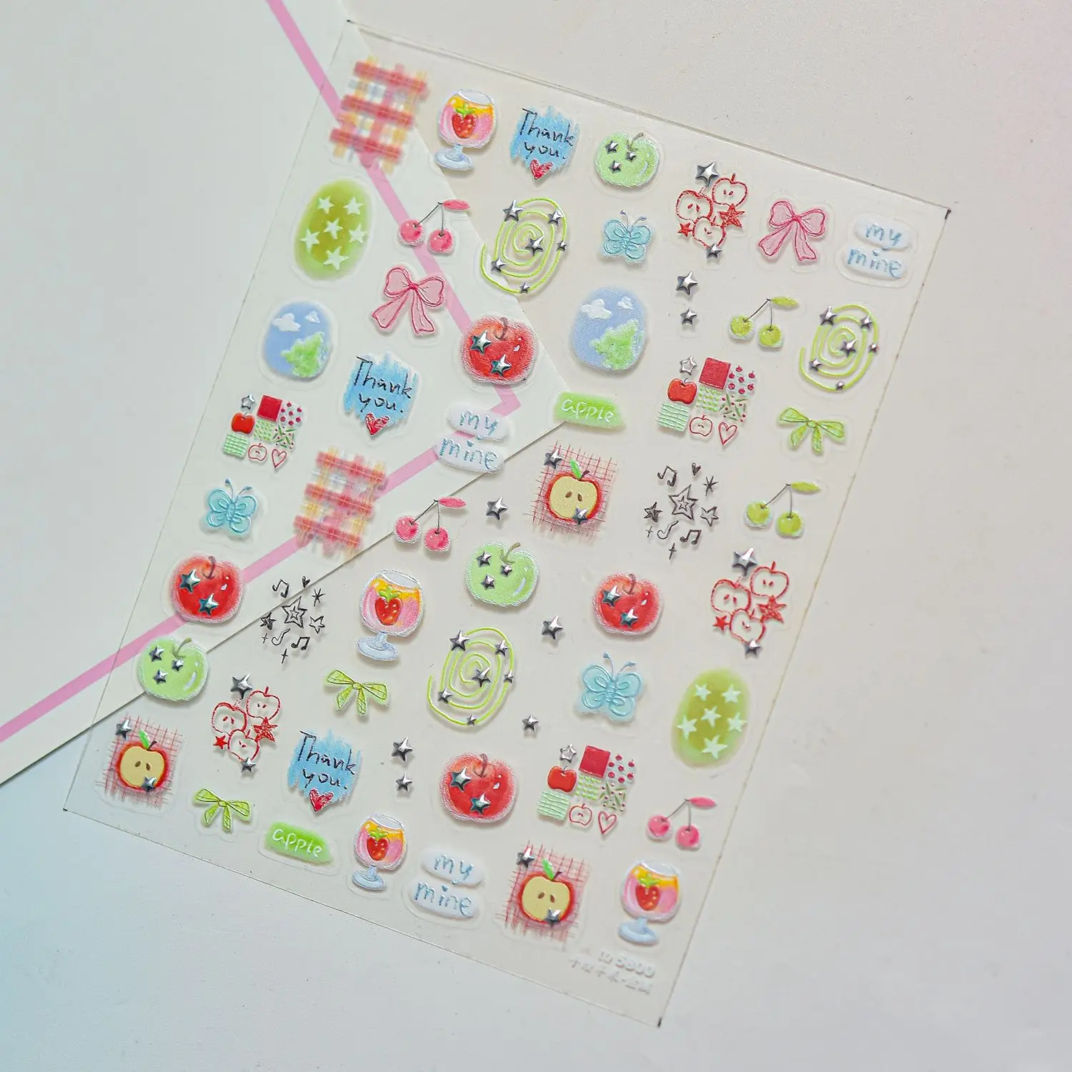 5D Jelly Ocean Nail Art Sticker Tropischer Meeresdelfin Kleiner Fisch Koralle Seestern Blase Sommerfrisch Selbstklebende Maniküre – Detail 9
