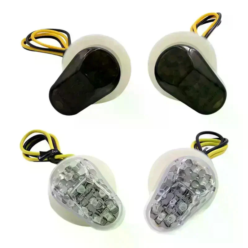 2pcs Motorcycle Turn Signals LED Indicator Flashing Photoflash Lights Bulb Motor For YZF R1 R6 R6S R3 FZ1 FZ6 FZ8 FAZ6R