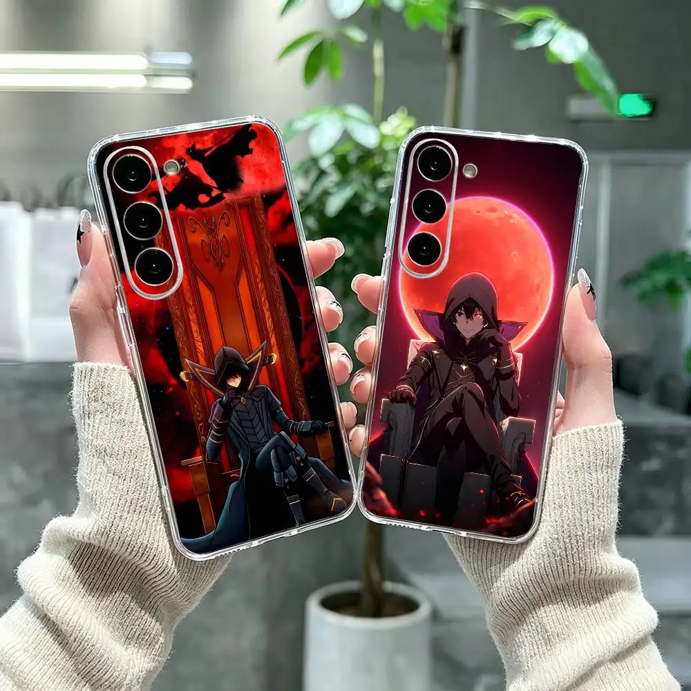 Anime The Eminence In Shadow Clear Hard Phone Case For Samsung A71, A70, A52, A51, A40, A30,Transparent Cover