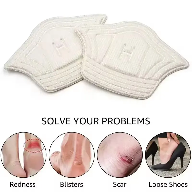 Shoe Pad Foot Heel Cushion Pads Sports Shoes Adjustable Antiwear Feet Inserts Insoles Heel Protector Sticker Insole