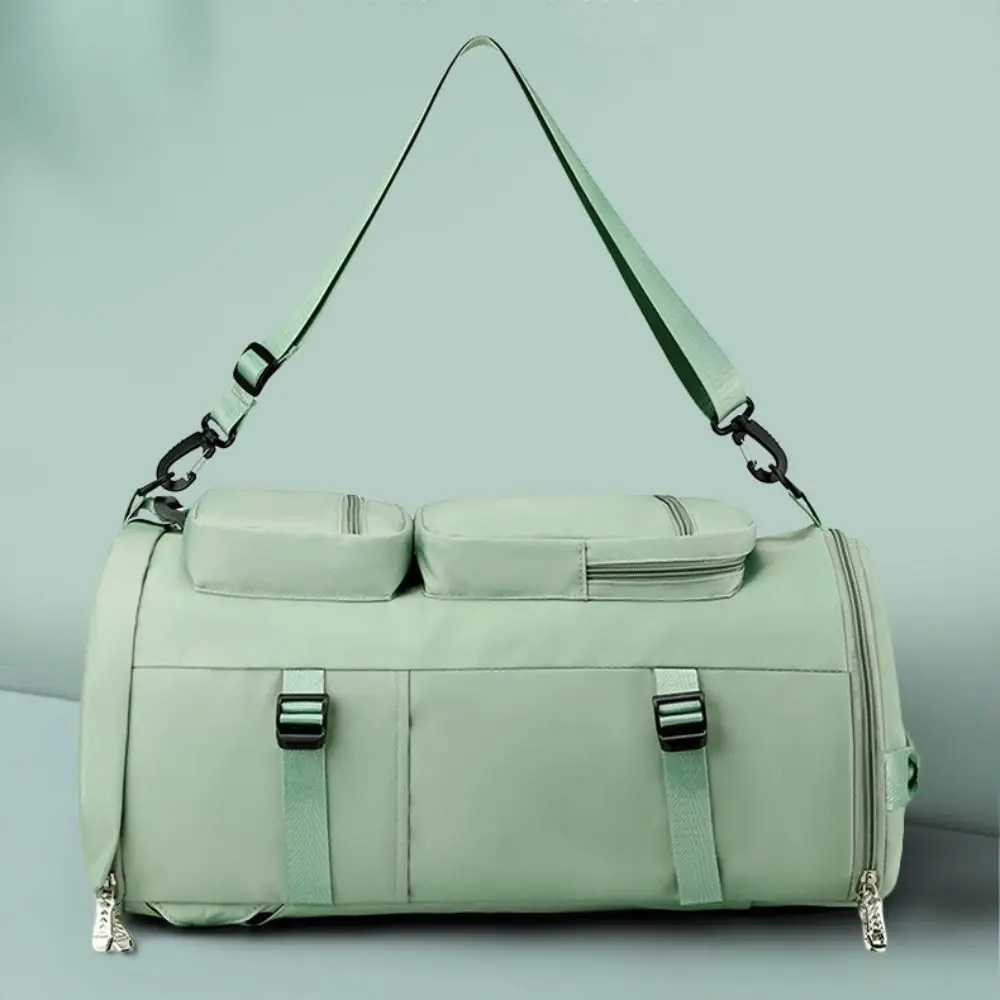 

Large Capacity Travel Backpack Zipper Dry Wet Separation Zipper Duffel Bag Versatile Anti-Theft Sports Fitness Bag Women