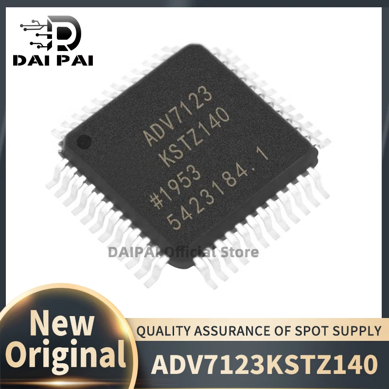 

(5Pcs-10Pcs/Lot) 100% New original ADV7123 ADV7123KSTZ140 ADV7123KST QFP48 Chipset