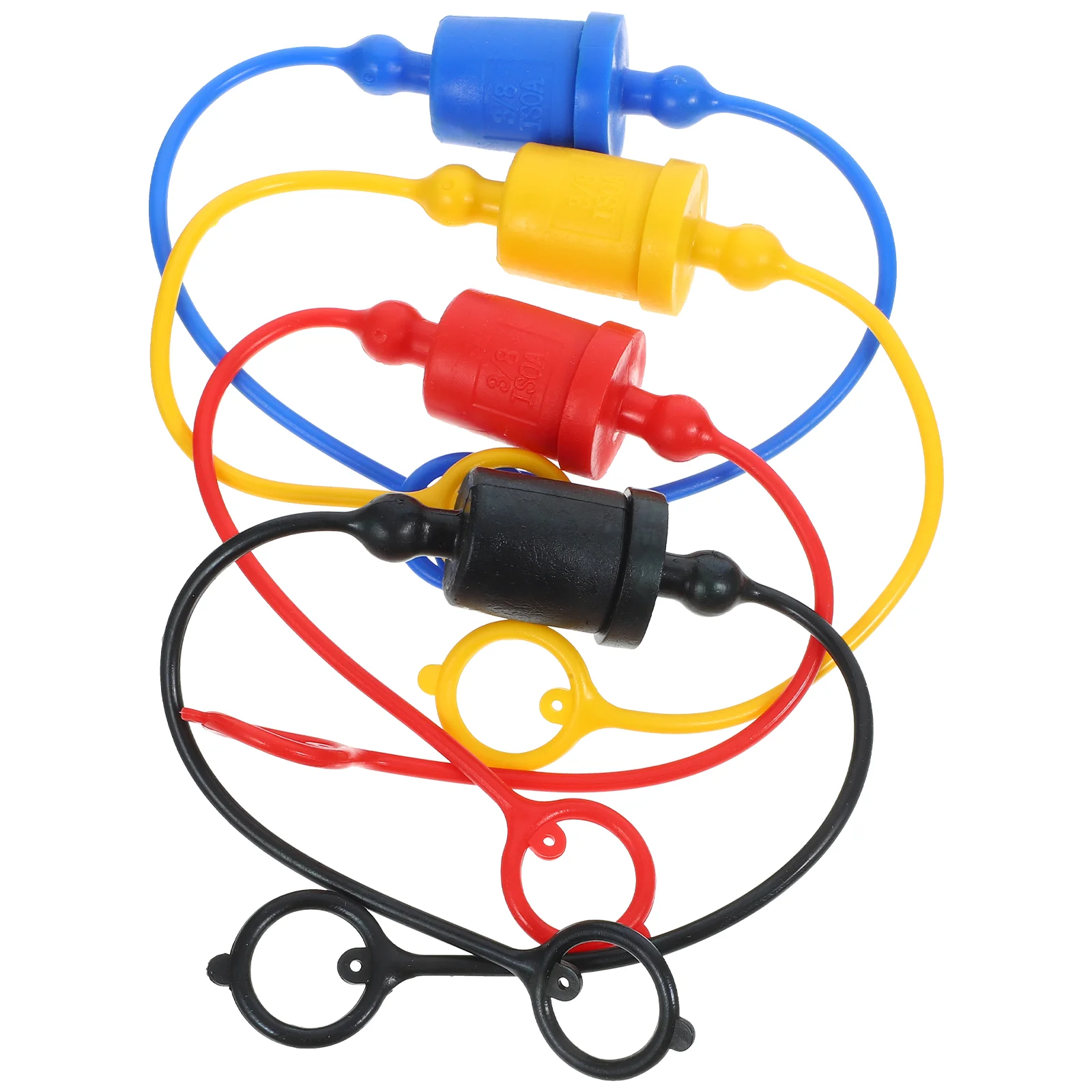 8 Pcs Hydraulic Joint Cap Plastic Hose Accessories Coupler Dust Caps Multicolor