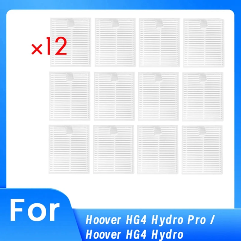 12 PCS Filter For Hoover HG4 Hydro Pro / Hoover HG4 Hydro Vacuum Cleaner Accessories Replacement Ultra Durable Accessories