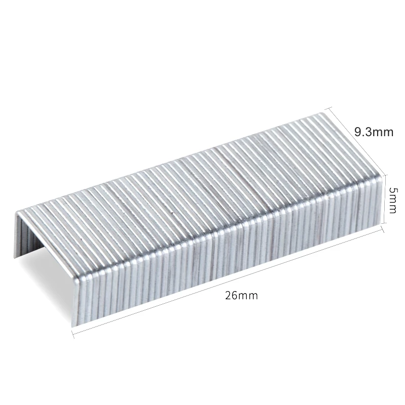 1000PCS/BOX Deli 0010 Universal 10# Staples 9.3x5mm Binding Staples for 12 Sheets 70g Paper Office School Supply