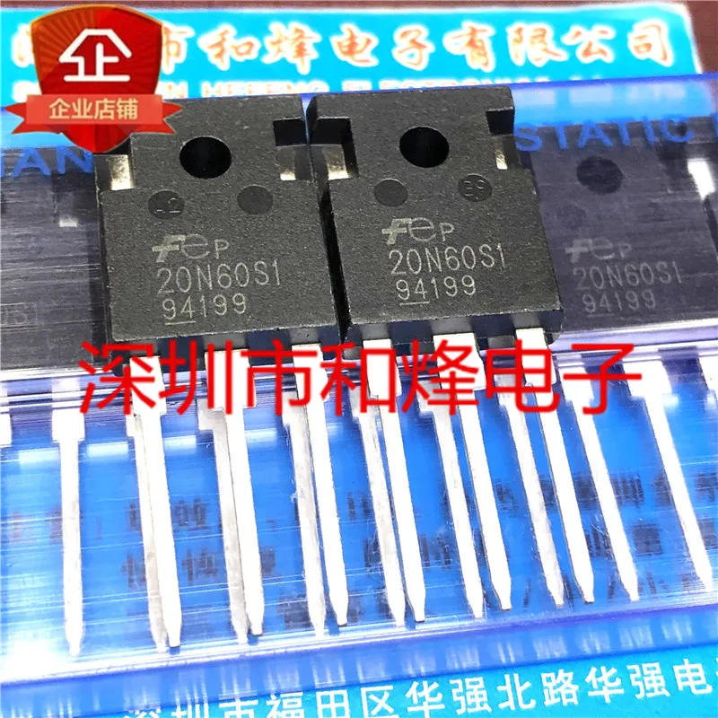 5PCS-10PCS 20N60S1 FMW20N60S1 TO-247 600V 20A Baru dan Asli Tersedia