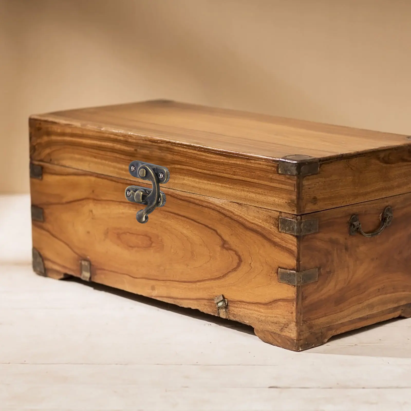 

20 шт., защелки с крючками, маленькие железные застежки для деревянных коробок, винтажные поворотные крючки, шкатулка для драгоценностей, фурнитура, ящик для инструментов, крючок