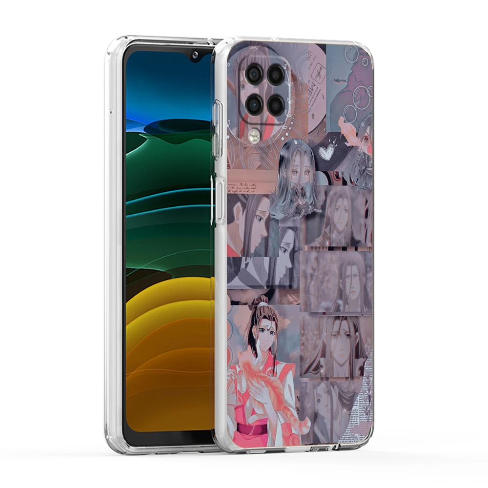 غطاء ناعم لهاتف سامسونج جالاكسي A17 A25 A23 A22 A52S A52 A55 A72 A51 A71 A31 A13 A07 5G حافظة هاتف شفافة Mo Dao Zu Shi MDZS #3