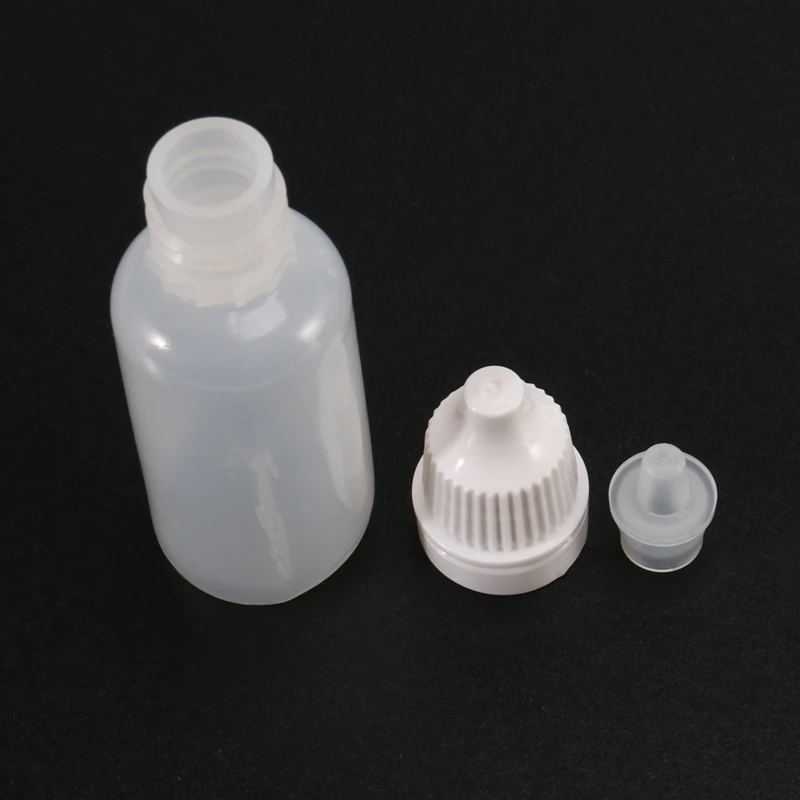 Flaconi contagocce comprimibili in plastica vuoti da 100 pezzi da 15Ml flaconi riutilizzabili con contagocce liquido per gli occhi
