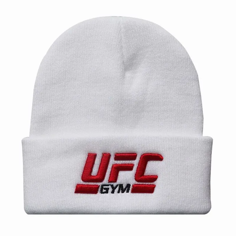Men's and Women's Autumn/Winter New Knitted Hat UFC Gym Embroidered Knitted Hat GYM Warm Hat Knitted Hat Trendy - view 2