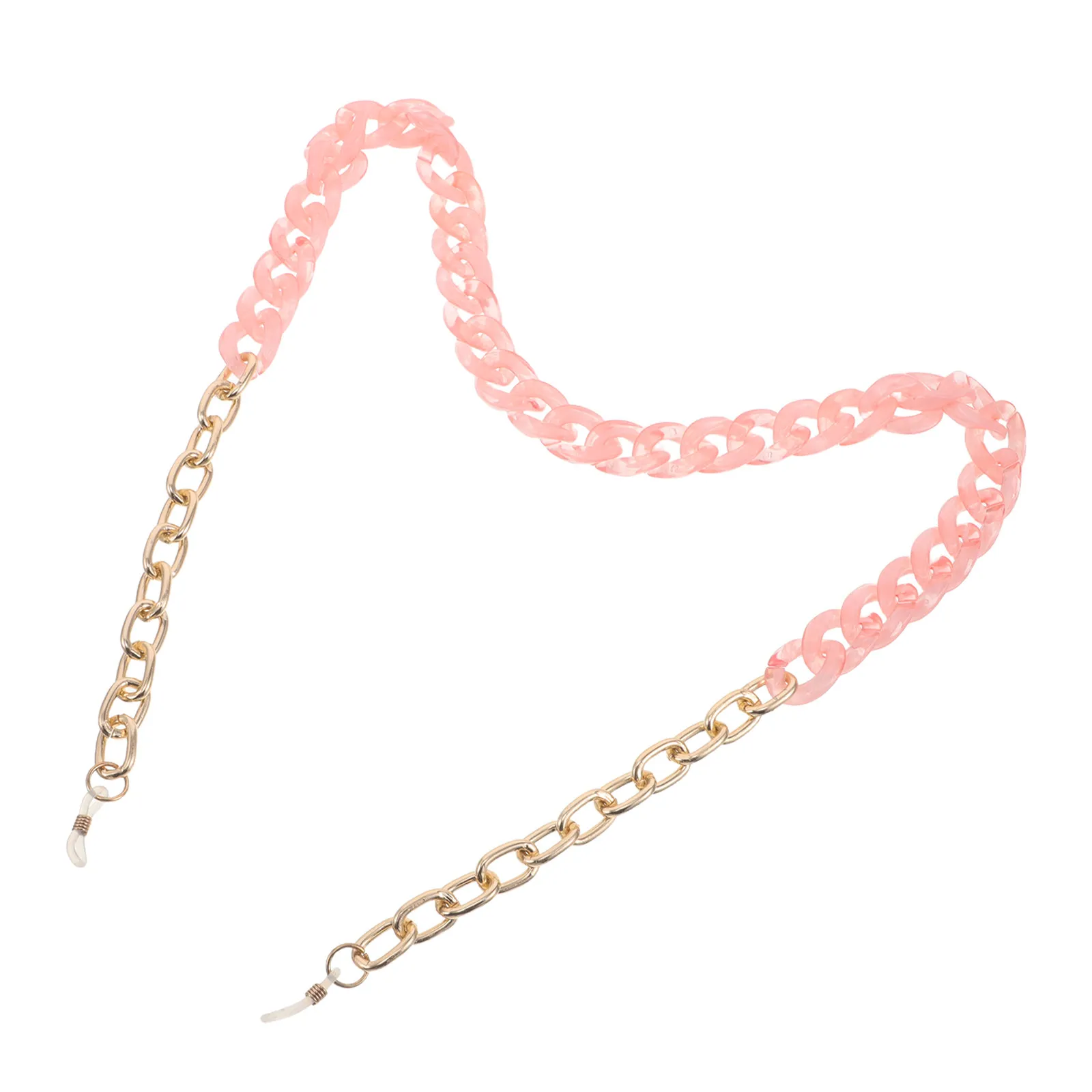 

Акриловая цепочка для очков женская, стильная, с бусинами, противоскользящая, держатель для очков, ожерелье, ремешок для солнцезащитных очков, украшение для очков