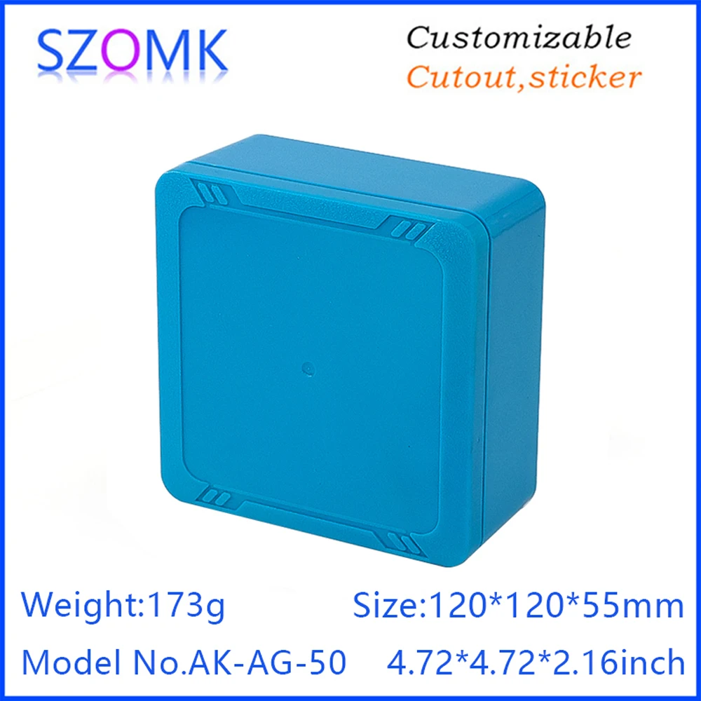 High Quality Blue ABS IP67Plastic Waterproof Box AK-AG-50