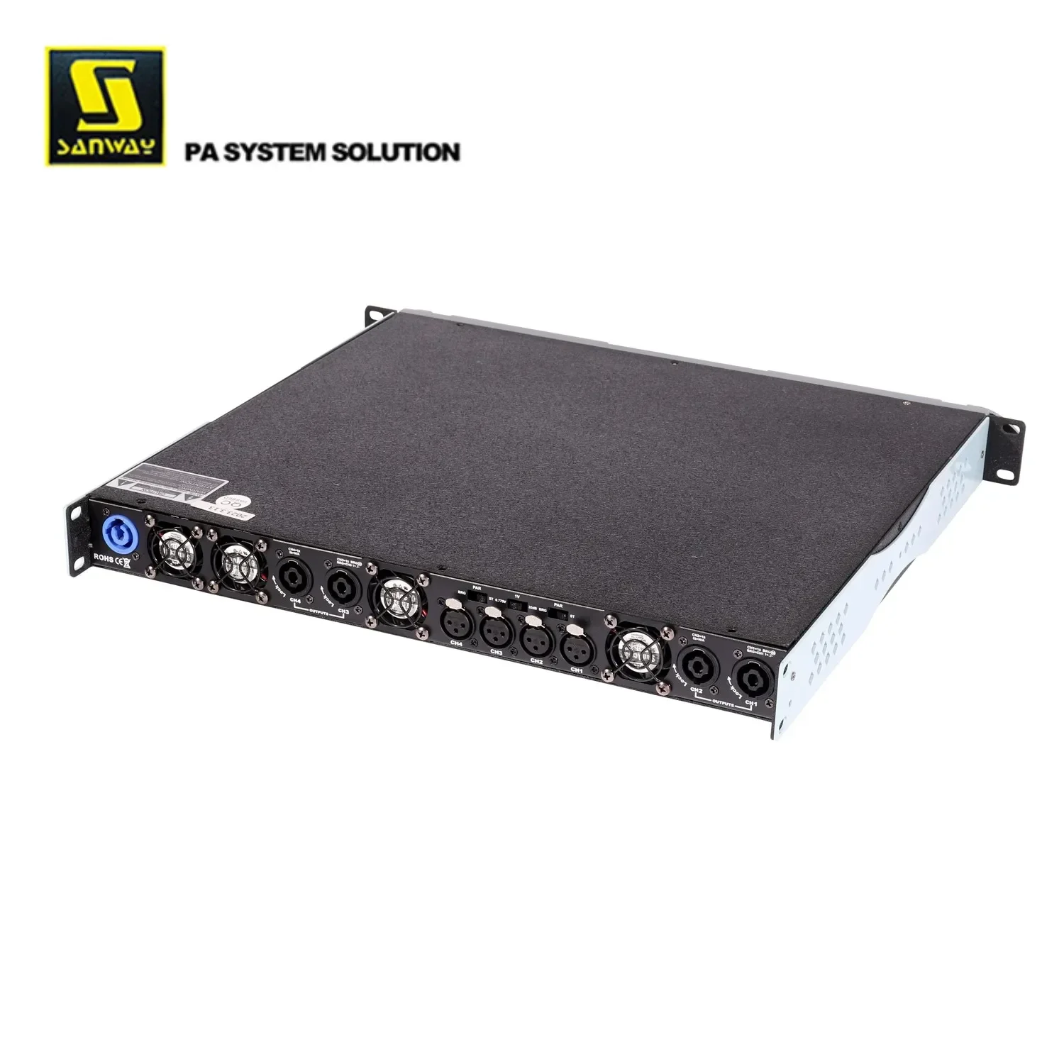 DA18K4 4 Channel 18000W High Power Class D Professional Amplifier For Line Array System