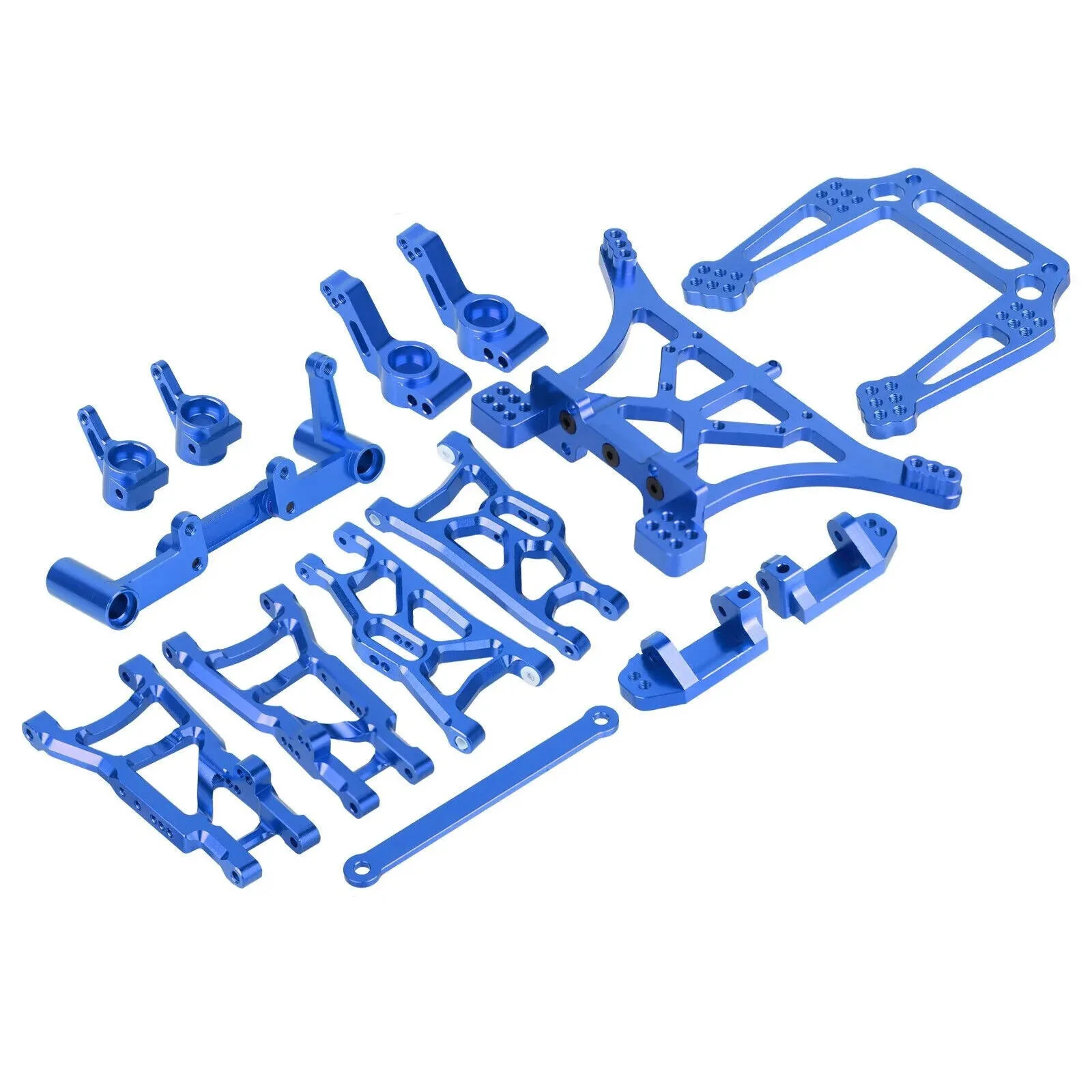 Blue Metal Full Set RC Car Parts For Traxxas Slash 2WD for Stampede for Rustler for Slash VXL RC Car Upgarde Parts Replacement