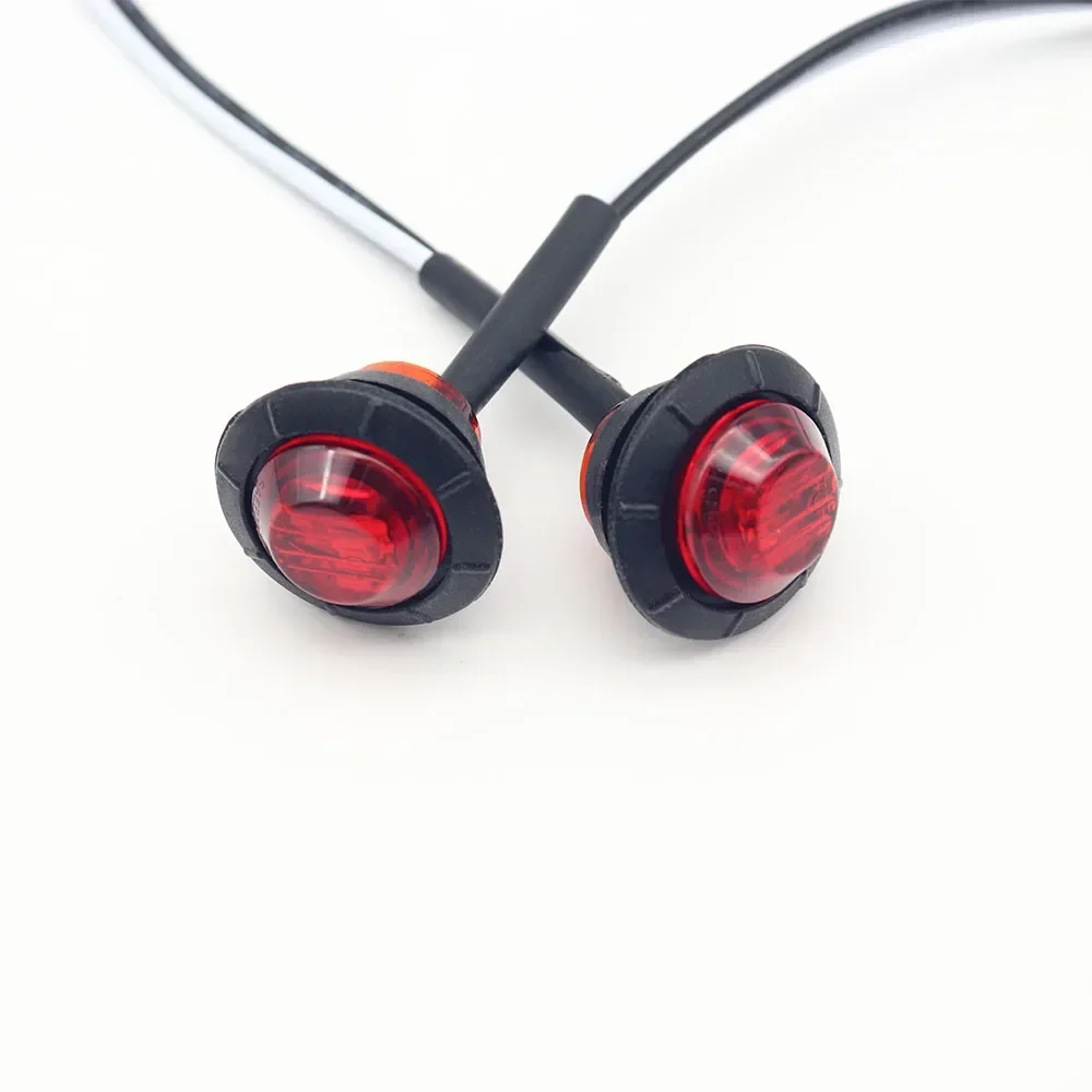10pcs Waterproof 12V 3LED 3/4\