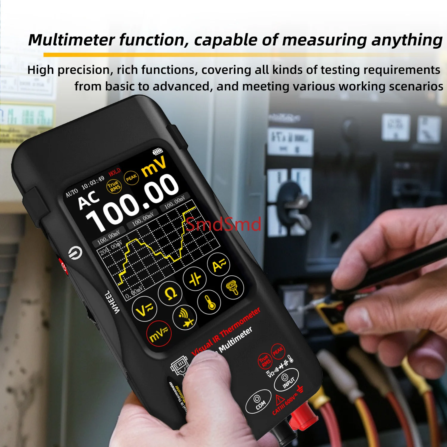 SH9A SH7A SH9 SH7 High-resolution thermal imager+20000 word multimeter touch screen AC/DC 10A Suitable for PCB repair view 3